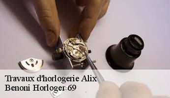 Travaux d'horlogerie  alix-69380 Benoni Horloger 69