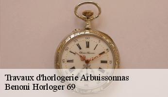 Travaux d'horlogerie  arbuissonnas-69460 Benoni Horloger 69