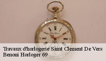 Travaux d'horlogerie  saint-clement-de-vers-69790 Benoni Horloger 69