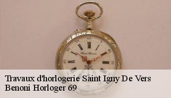 Travaux d'horlogerie  saint-igny-de-vers-69790 Benoni Horloger 69